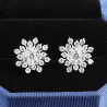 Exclusive crystal snowflake earringsEarrings