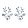 AretesPendientes Christmas Elk - con cristal