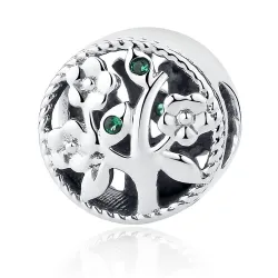 PulseraPulsera perlas - dijes - plata de ley 925