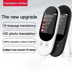 Inteligentny tłumacz - natychmiastowe skanowanie głosu / zdjęć - ekran dotykowy - WiFi - wielojęzycznyElektronika