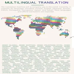 Smart translator - instant voice / photo scanning - touch screen - WiFi - multi-language - greyElectronics