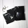 Återförslutningsbara plastpåsar - påsar - värmeförsegling - svart - 8 * 12 cm - 100 stycken