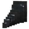 Sacos de plástico com fecho - bolsas - selagem a quente - preto - 8 * 12 cm - 100 peças