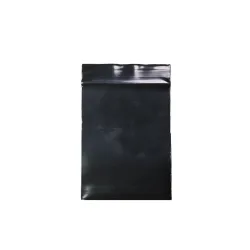 Gjenlukkbare plastposer - poser - varmeforsegling - svart - 6 * 9 cm - 100 stykker