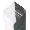 Återförslutningsbara plastpåsar - mattsvart / klar - 7,5 * 13 cm - 100 stycken