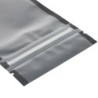Wiederverschließbare Plastiktüten - matt-schwarz / klar - 7,5 * 13 cm - 100 Stück