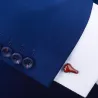 Brown bicycle seat cufflinksCufflinks