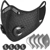 Protective face mask - wind / dust-windproof - PM25 active carbon filter - double air valveMouth masks