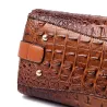 Elegancka torebka na ramię - wzór skóry krokodylaTorebki