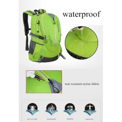 Vanntett sportsryggsekk - stor kapasitet - 30L