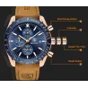 BENYAR - montre de sport à quartz - étanche - acier inoxydable