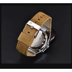 RelojesBENYAR - reloj deportivo de cuarzo - resistente al agua - correa de piel