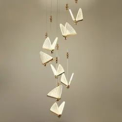 Modern ceiling lamp - colorful butterflyCeiling lights