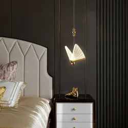 Luces de techoLámpara de techo moderna - mariposa de colores
