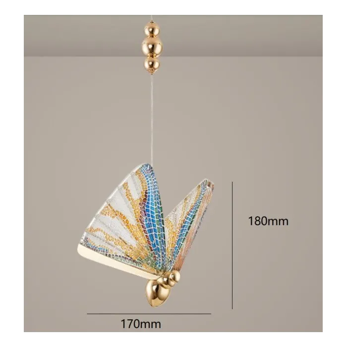 Modern ceiling lamp - colorful butterflyCeiling lights