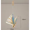 Moderne taklampe - fargerik sommerfugl