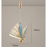 Moderne Deckenleuchte - bunter Schmetterling