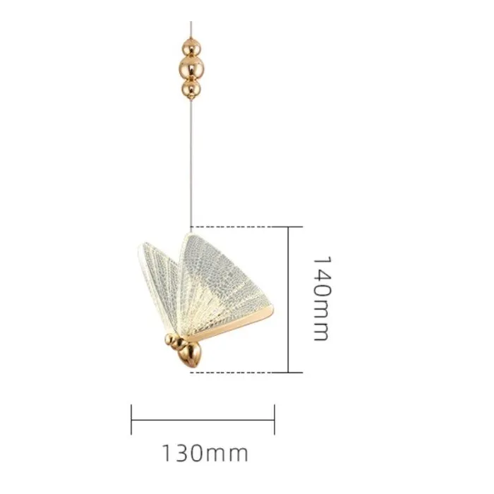 Modern ceiling lamp - colorful butterflyCeiling lights