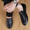 Klassiske loafers til mænd - slip on - ægte læder