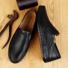 Klassiska loafers för män - slip on - äkta läder