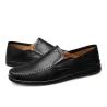 Mocassins classiques pour hommes - à enfiler - cuir véritable