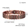 Bracciale magnetico in rame - design a croce