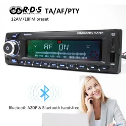 Din 1Autoradio 1 Din - DAB plus - remoto - Bluetooth - manos libres - ISO - TF - USB - Aux