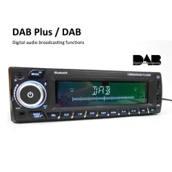 Din 1Autoradio 1 Din - DAB plus - remoto - Bluetooth - manos libres - ISO - TF - USB - Aux