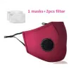 Protective face / mouth mask - PM25 activated carbon filter - air valve - reusableMouth masks
