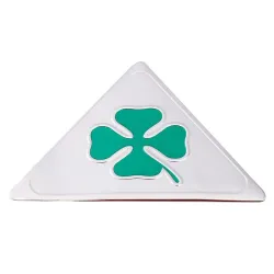 Fire kløver bil klistremerke - aluminium emblem