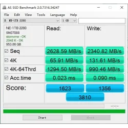 KingSpec - SSD M2 NVME - intern hårddiskskiva - 128GB - 256GB - 512GB - 1TB