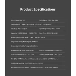 KingSpec - SSD M2 NVME - disque dur interne - 128Go - 256Go - 512Go - 1To
