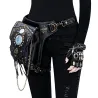 Torebka na ramię / nogę / talię - steampunk - gotyk - styl retro - skórzanaTorebki