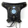 Skulder / ben / taljetaske - steampunk - gotisk - retro stil - læder