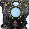 Skulder / ben / taljetaske - steampunk - gotisk - retro stil - læder
