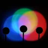 Rainbow solnedgångslampa - färgglad ljusprojektor - LED - Bluetooth - WiFi