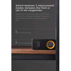 Télémètre laser intelligent - ruban à mesurer - télémètre - écran OLED - contrôle par application - 30 M