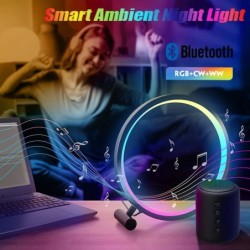 Inteligentne oświetlenie otoczenia - lampka nocna - sterowanie z aplikacji - USB - LED - RGBŚwiatła