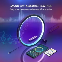 Smart omgivelseslys - nattlampe - appkontroll - USB - LED - RGB