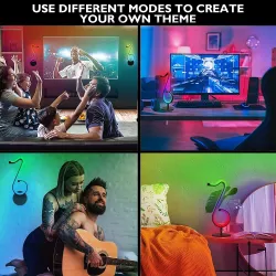 LED natlys - Bluetooth - app kontrol - 180° rotation - RGB - nodeform