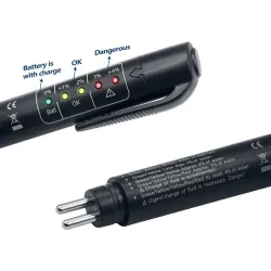 VSTM - bilbremsevæsketester - 5 LED-indikator - for DOT3/DOT4 diagnostikk