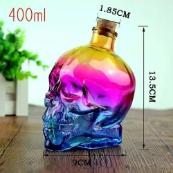 Krystalhovedkranie - karafler til vodka og vin - 180ml - 400ml - 750ml