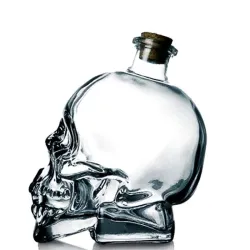 Krystalhovedkranie - karafler til vodka og vin - 180ml - 400ml - 750ml