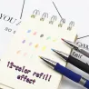 Mekanisk trekantet blyant - spidser - 12 farver refills / stylus