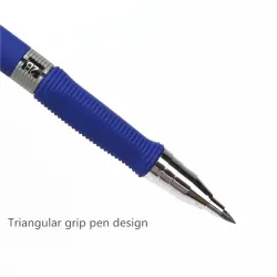 Mekanisk trekantet blyant - spidser - 12 farver refills / stylus