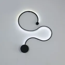 Applique moderne - LED - Télécommande RVB - S - W - forme ligne
