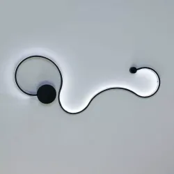 Modern wall lamp - LED - RGB remote - S - W - line shapeWall lights