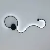 ApliquesLámpara de pared moderna - LED - Control remoto RGB - S - W - forma de línea