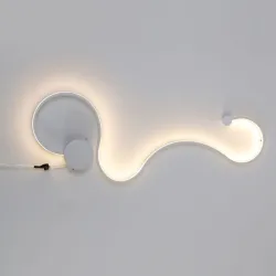 Applique moderne - LED - Télécommande RVB - S - W - forme ligne