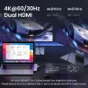 UGREEN - USB C HUB dual type-C to multi USB 3.0 4K HDMI - adapter Thunderbolt 3 - for MacBook Pro AirHubs